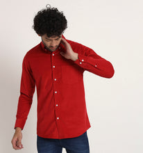 Load image into Gallery viewer, Red Corduroy Shirt
