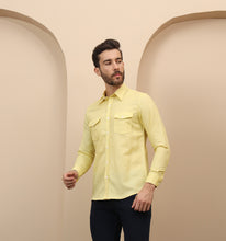 Load image into Gallery viewer, Yellow Linen Shirt
