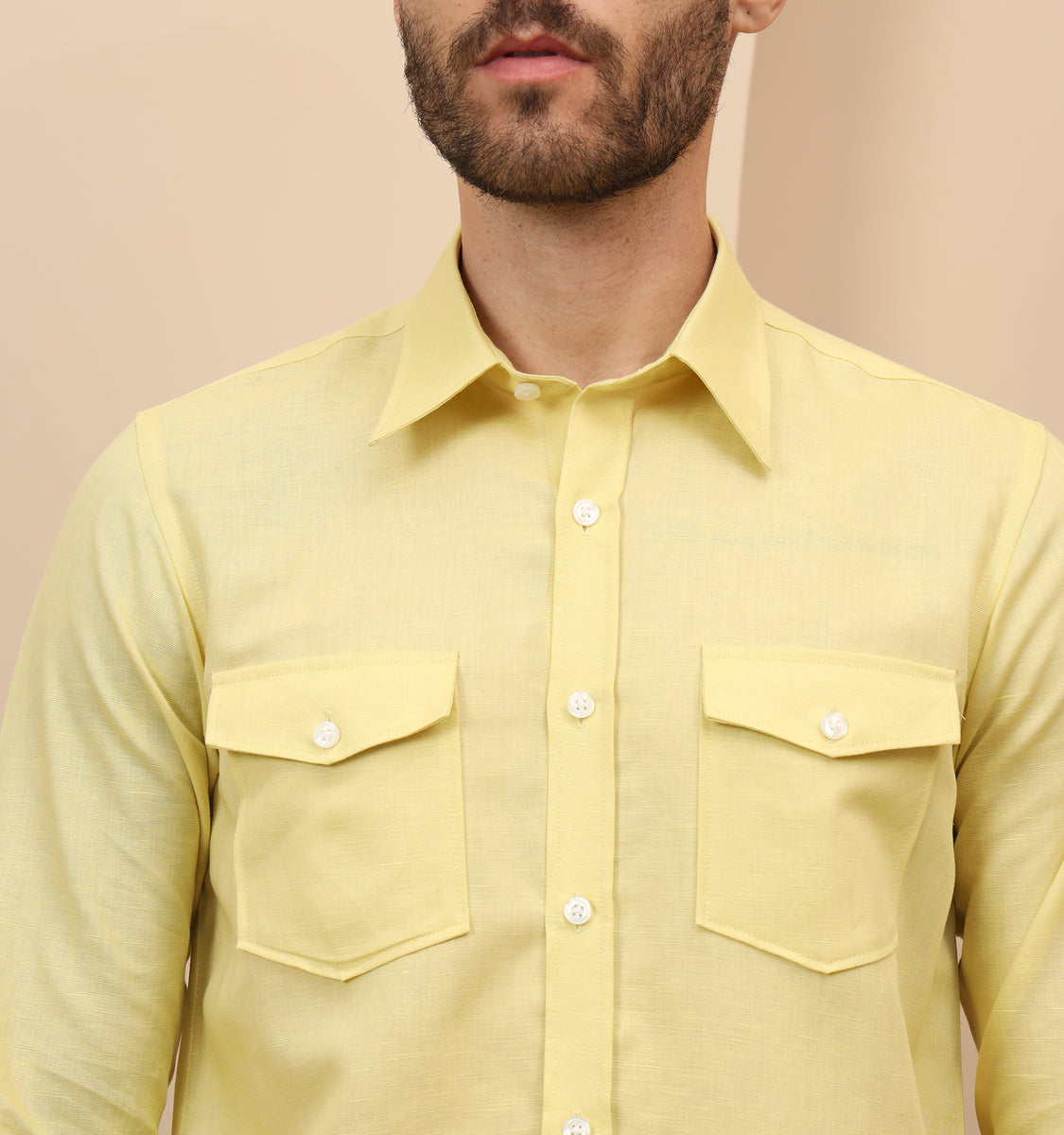 Yellow Linen Shirt – Mad Clothing India