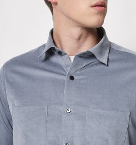 Grey Corduroy Shirt