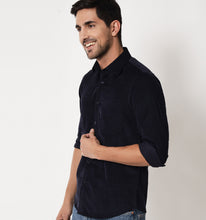 Load image into Gallery viewer, Navy Corduroy Shirt
