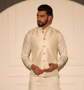 Maharana Embroidered Nehru Jacket