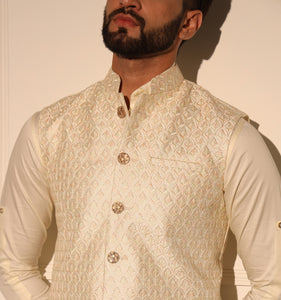 Maharana Embroidered Nehru Jacket