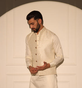 Maharana Embroidered Nehru Jacket