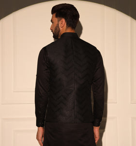 Rajput Kurta Jacket Set with Pyjama (Set of 3)