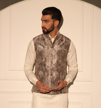 Load image into Gallery viewer, Sikandar Kurta Jacket Set with Pyjama (Set of 3)
