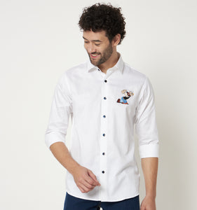 Popeye Embroidery Shirt