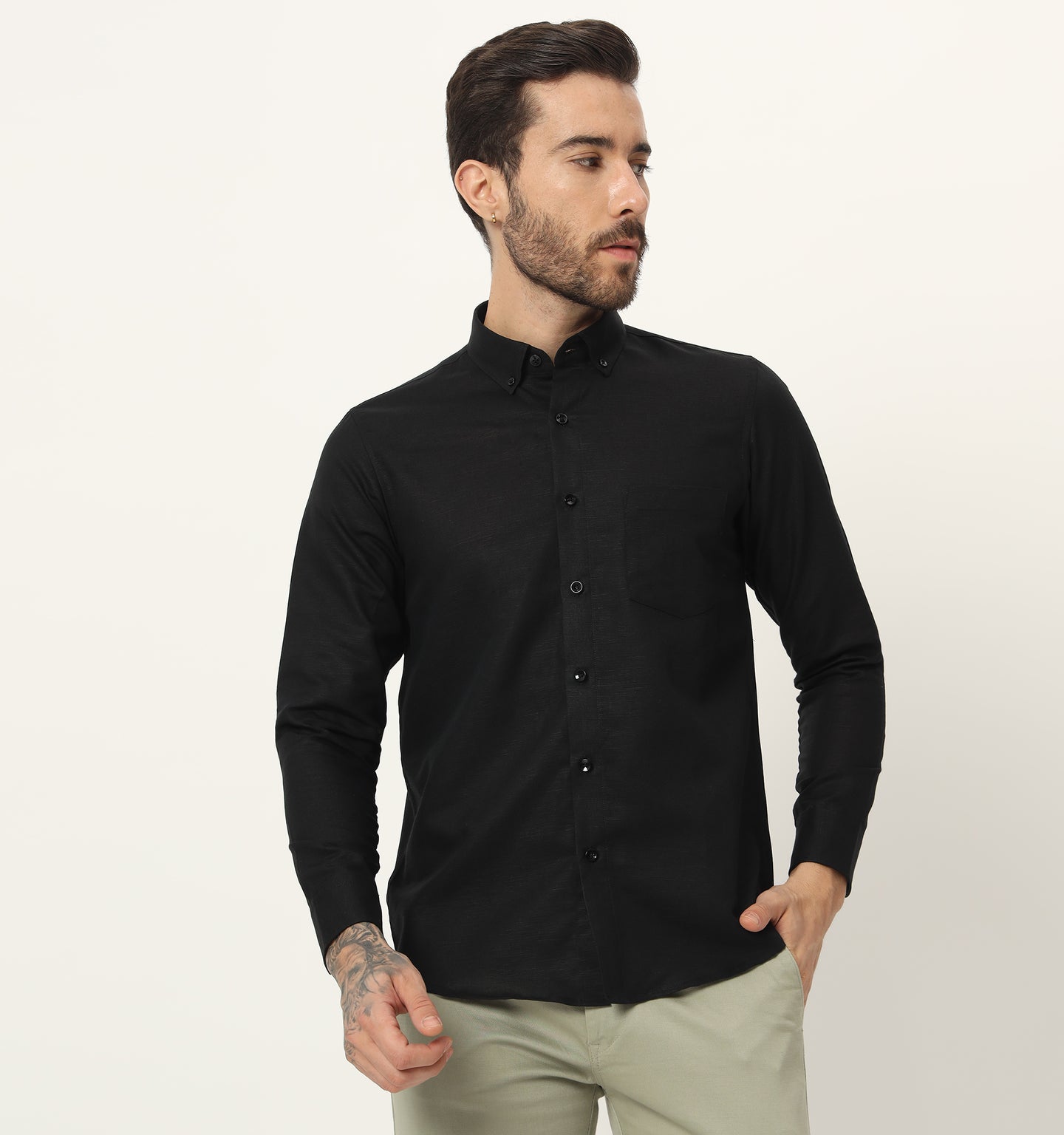 Raven Linen Shirt