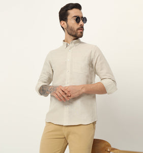 Ecru Linen Shirt