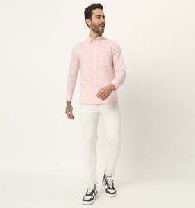 Bubblegum Linen Shirt