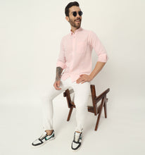 Load image into Gallery viewer, Bubblegum Linen Shirt
