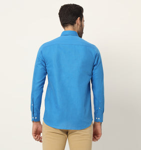 Azure Linen Shirt