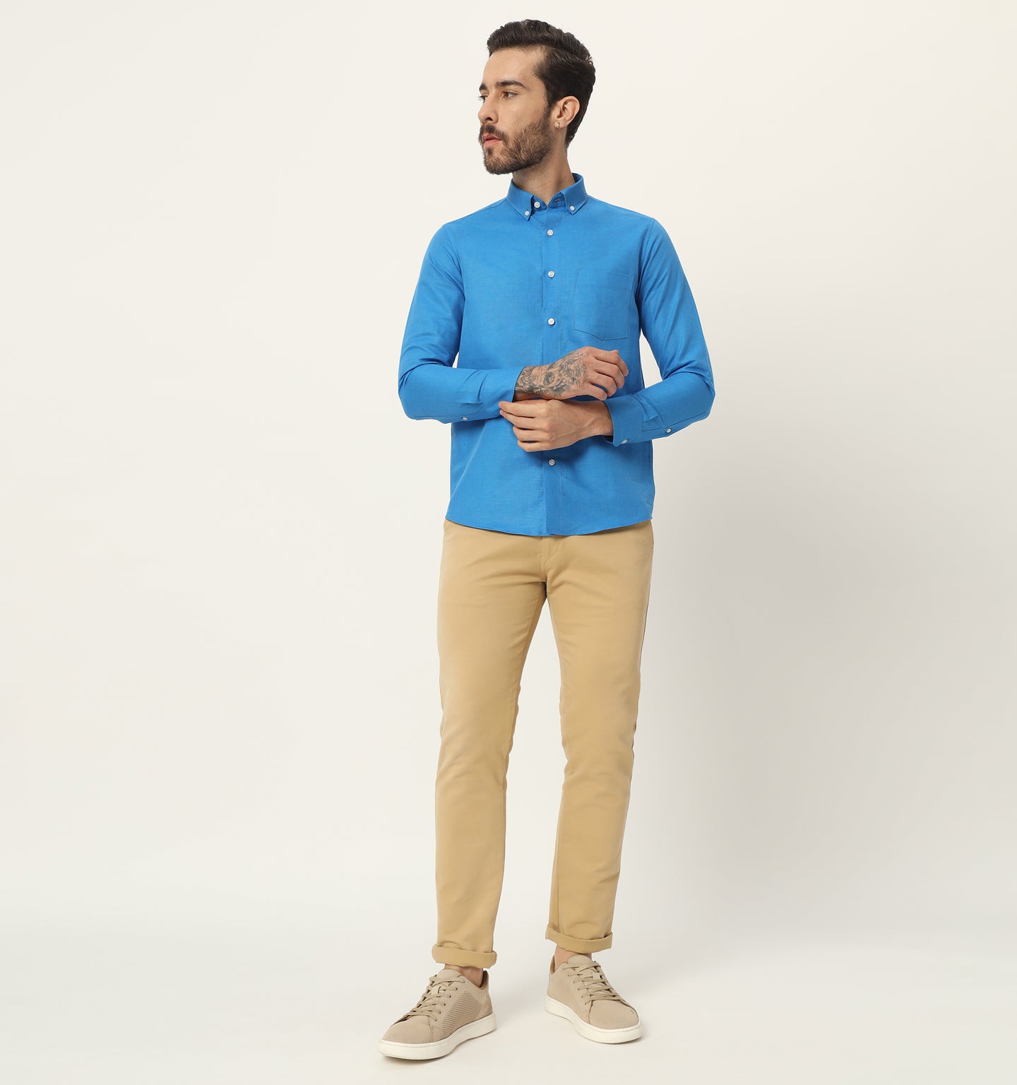 Azure Linen Shirt