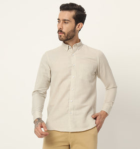 Ecru Linen Shirt