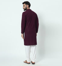 Load image into Gallery viewer, Mahreen Embroidered Sequin Kurta
