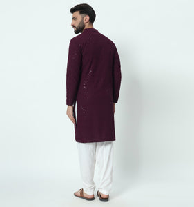 Mahreen Embroidered Sequin Kurta