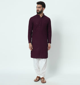 Mahreen Embroidered Sequin Kurta