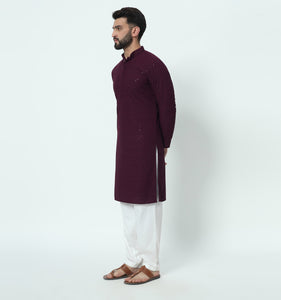 Mahreen Embroidered Sequin Kurta