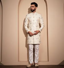 Load image into Gallery viewer, Tanhaji Embroidered Indo-Western Set (Set of 2)

