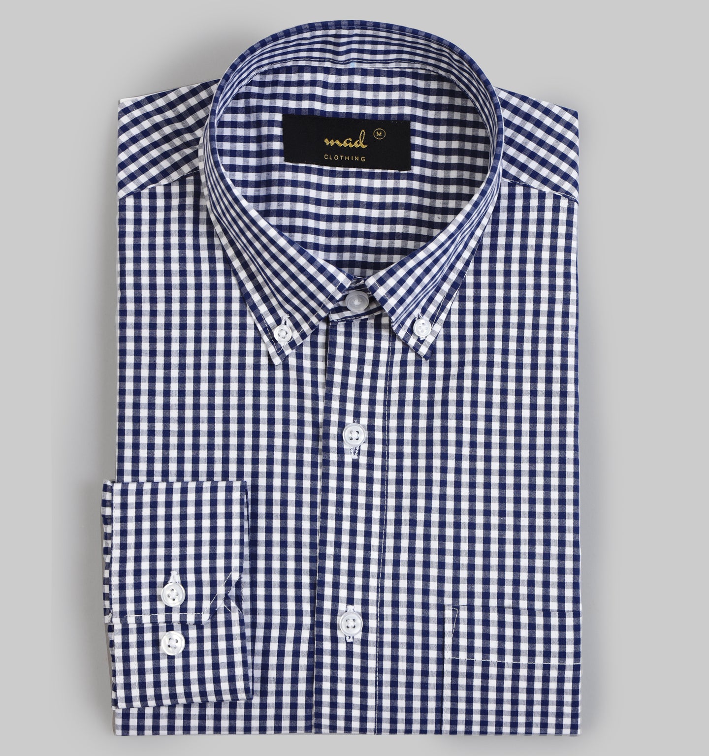 Navy Blue Gingham