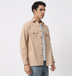 Beige Overshirt