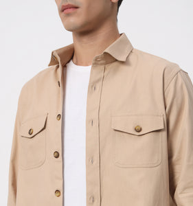 Beige Overshirt