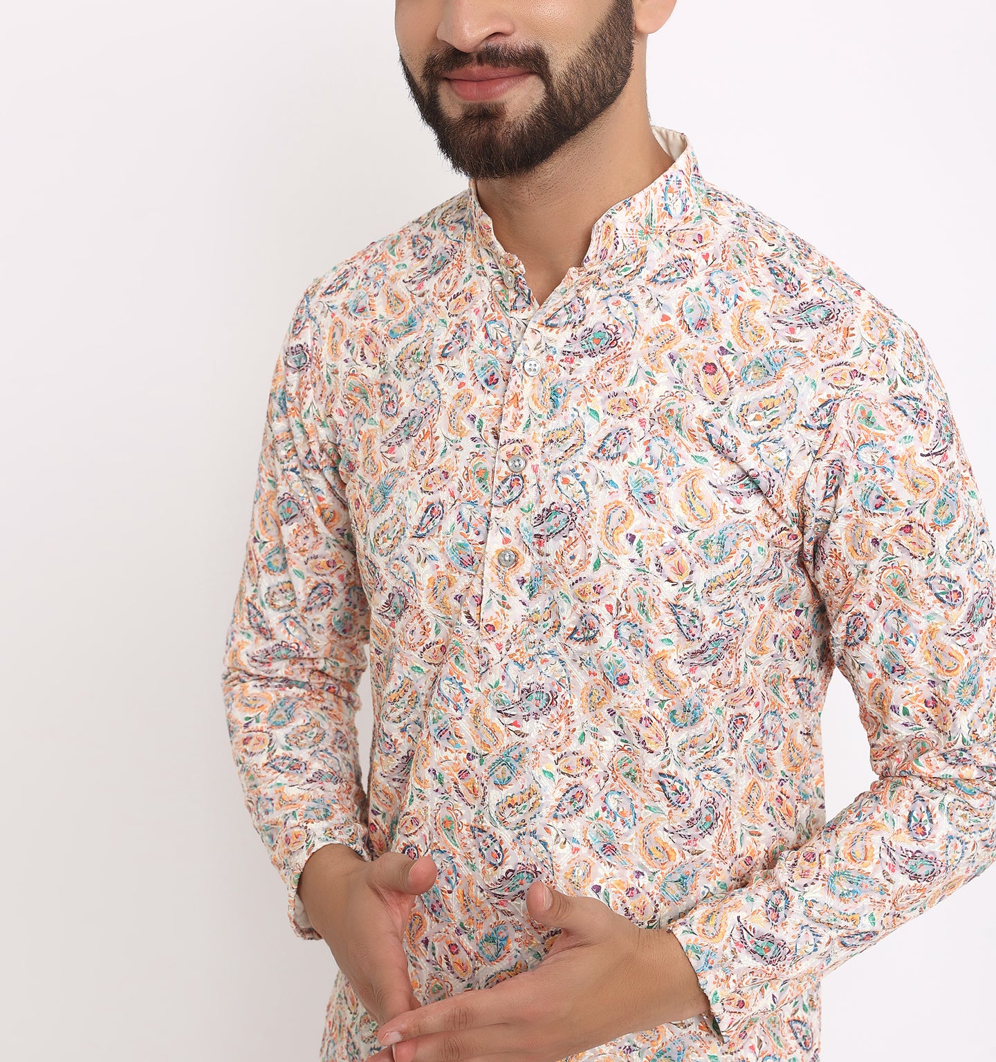 Aafreen Embroidered Sequin Kurta