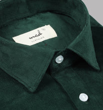 Load image into Gallery viewer, Bottle Green Corduroy Shirt
