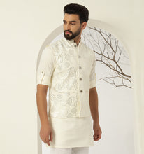Load image into Gallery viewer, Samrat Embroidered Sequin Nehru Jacket
