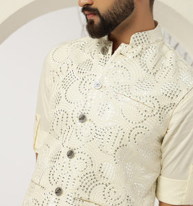 Samrat Embroidered Sequin Nehru Jacket