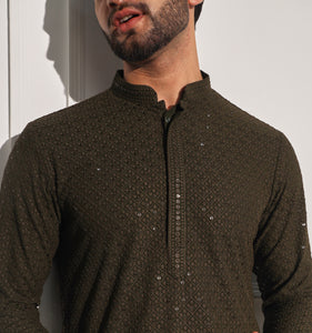 Nawaazish Embroidered Sequin Kurta