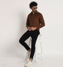 Load image into Gallery viewer, Brown Corduroy Shirt
