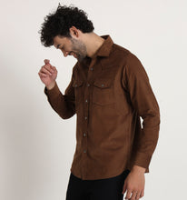 Load image into Gallery viewer, Brown Corduroy Shirt
