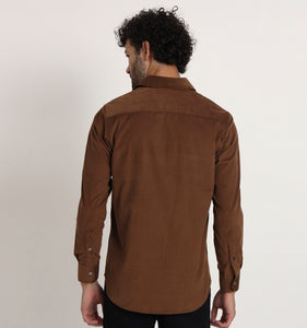 Brown Corduroy Shirt