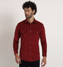 Load image into Gallery viewer, Berry Corduroy Shirt
