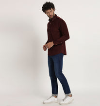 Load image into Gallery viewer, Wine Corduroy Shirt
