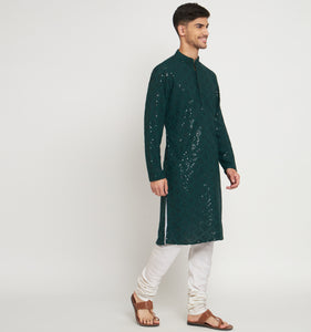 Zamra Embroidered Sequin Kurta