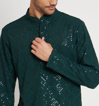 Load image into Gallery viewer, Zamra Embroidered Sequin Kurta
