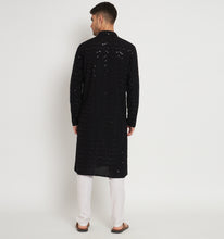 Load image into Gallery viewer, Ishaq Embroidered Sequin Kurta
