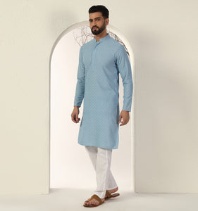 Faizan Embroidered Sequin Kurta