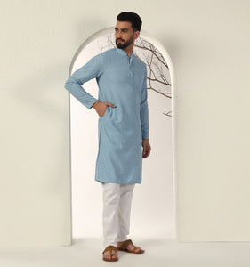 Faizan Embroidered Sequin Kurta