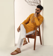 Load image into Gallery viewer, Ashar Embroidered Sequin Kurta
