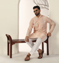 Load image into Gallery viewer, Ashra Embroidered Sequin Kurta
