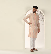 Load image into Gallery viewer, Ashra Embroidered Sequin Kurta
