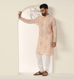 Ashra Embroidered Sequin Kurta