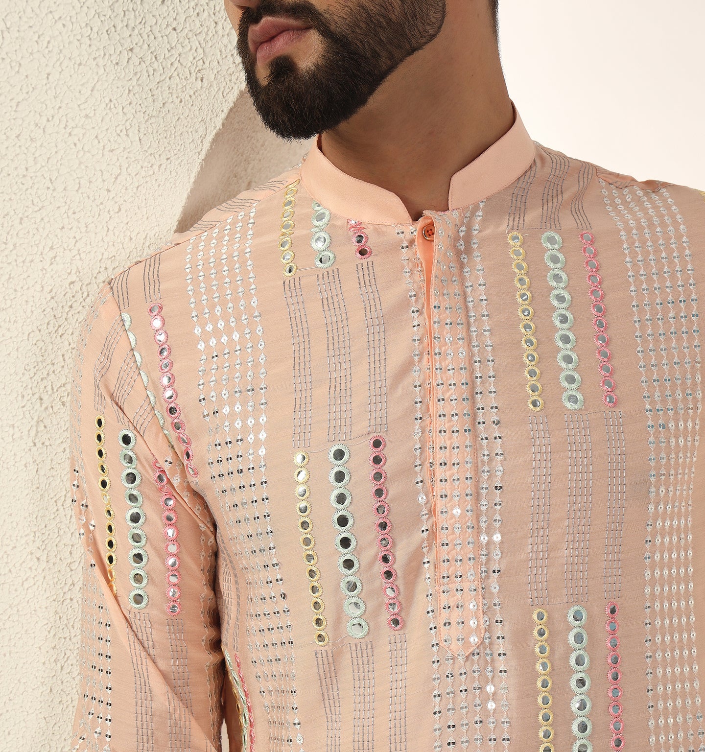 Ashra Embroidered Sequin Kurta