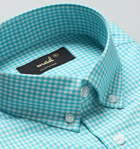Turquoise Gingham