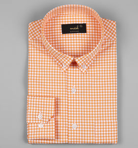 Orange Gingham