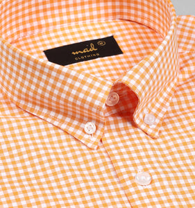 Orange Gingham