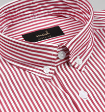 Load image into Gallery viewer, Red Stripe Seersucker Shirt
